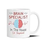 Gehirnspezialist Im Haus Kaffeetasse 330 ml Teetasse Personalisiert Keramik Kaffeetassen Keramik Retro Tasse Geschenk-Idee Für Kollegen Geburtstagsgeschenk Vatertag