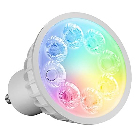 BSOD Smart LED Light Bulb Mi Light GU10 RGB CCT 4W Spotlight with Remote Controller Dimmable (1 Bulb) Cover