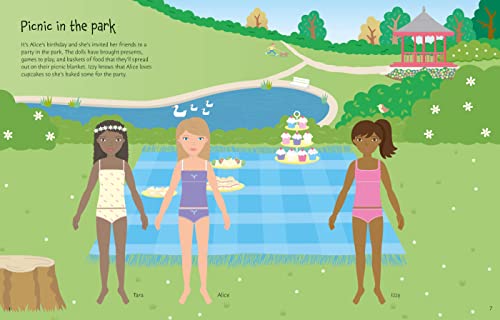 Sticker Dolly Dressing Parties