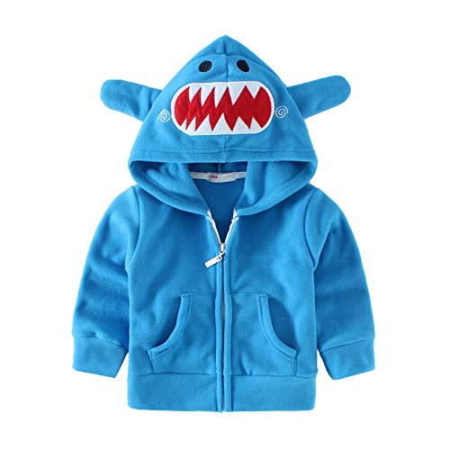 Image of Mud Kingdom Fleece Hoodies Jacket for Boys Girls Full Zipper Long Sleeve Happy Halloween