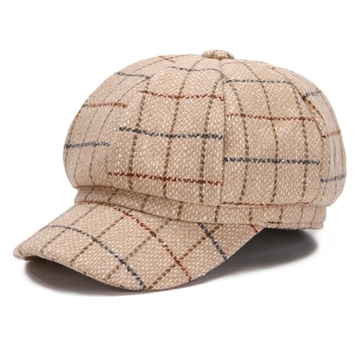 Béret femme pour garder au chaud la tête | Chapeau d'hiver kaki