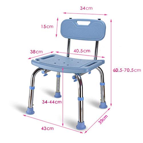 Tabouret de bain épais pour handicapés et douche sécurisée - 3