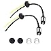 Poweka Universal Benzinfilter kit Benzinschlauch Dichtung 2pc 2er Gummiring (2 Löcher) Ölblasen 2pc Dichtungsrohr für Heckenscheren Freischneider