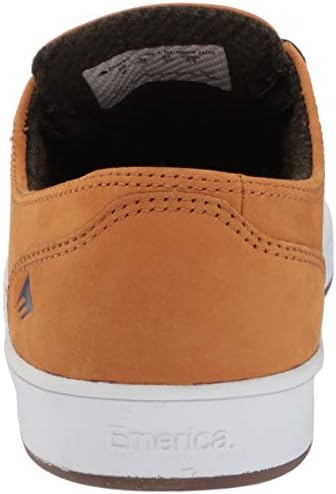 Emerica mens The Romero Laced Low Top Skate Shoe, Brown/Gold/Black, 7 US | Image 2