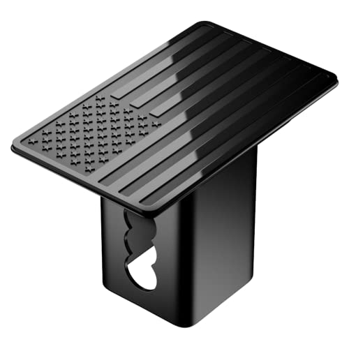 image for TOEASYTY Heavy American Flag Metal Trailer Hitch Cover for 2 Inch Rece