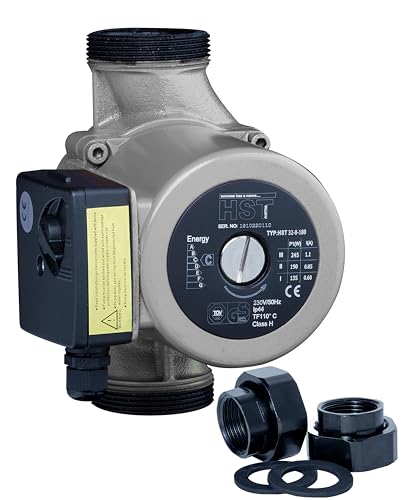 HST | Heizungspumpe | Umwälzpumpe | HST 32-80/180 mm | 8 Meter Förderhöhe