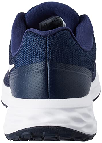 NIKE Men's Nike Revolution 6 Nn Sneaker, Midnight Navy White Obsidian Ashen Slate, 9 UK