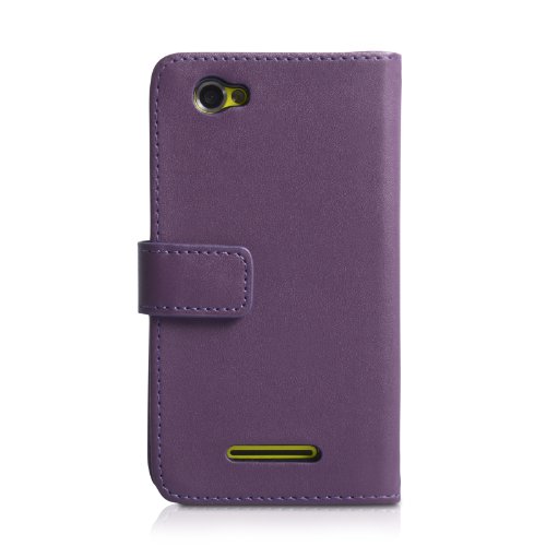 Custodia Sony Xperia M Cover PU Cuoio Portafoglio