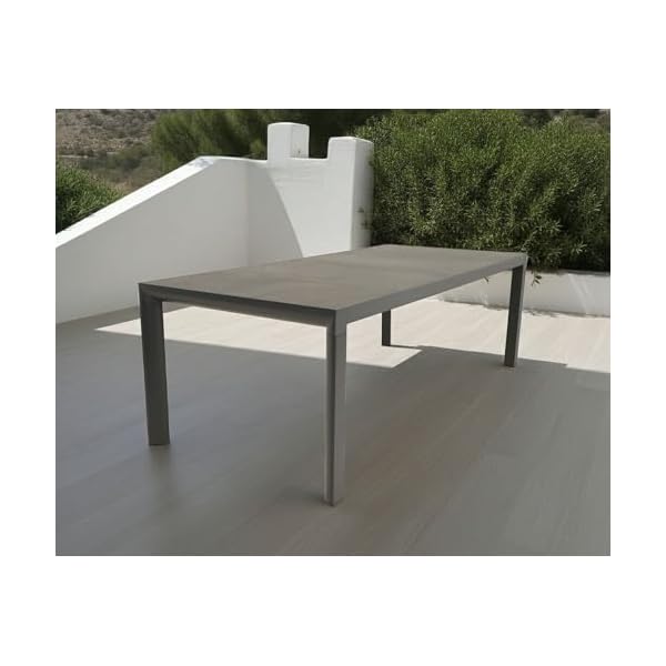 Gartentisch Murcia Negro Keramik