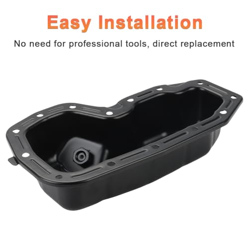 Image of Engine Oil Pan with Drain Replacement for 5184407AF 264-358