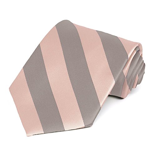 Image of tiemart Men's Striped Tie Standard Length