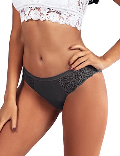 Kiench Teens Underwear Lace Big Girls' Hipster Panties Low Rise Seamless Bikini Briefs 6 Pack2