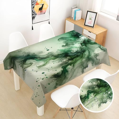 Nappe de table rectangulaire marbre graffiti 120x400 cm nappe épaisse - 3