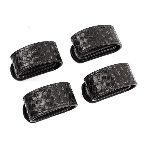 Rocotactical Double Snap Belt Keepers, Duty Keepers Fit 2.25" Duty Belt, 4-Pack #TOP3