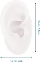 Vista 16 de Artificial Ear Mold Piercing kit for Ears Ear Piercing Tool Human Ear Model Inner Ear Model Fake Ear Display Sample Anatomical Ear silcone molds 3D