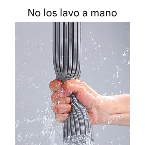 Miniatura 4 de Fregona Escurridora Telescópico De Uso Intensivo Para Eliminación De Manchas Fregona De Rodillo Con Esponja Para Limpieza - Para Cocina Sala De Estar Dormitorio Comedor Residencia Estudiantil Apar