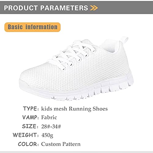 Showudesigns Shoes for Boys Girls Size 11-3 Big Kids Little Kids Running Shoes4