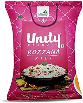 Unity Basmati Rice Rozzana, 5 Kg | From The House of India Gate