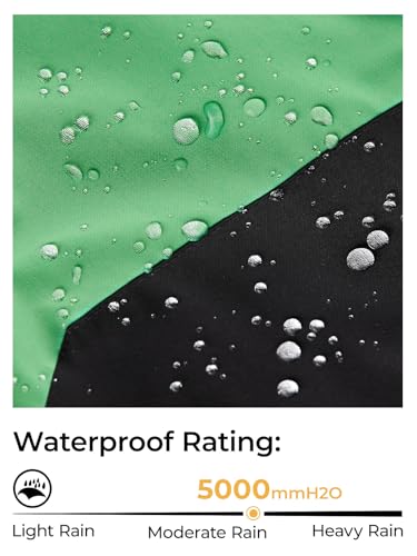 Image of SaphiRose Kids Waterproof Rain Jacket Mesh Lined with Removable Hood | Lightweight rain coat, windproof, breathable, school, camping, travel, outdoor play, boys and girls