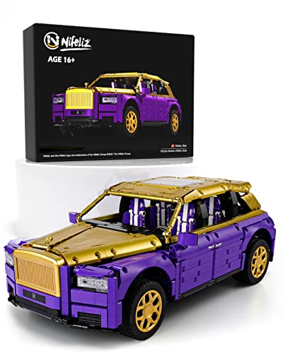 Nifeliz Coche deportivo Kullinan MOC Bloques de construcción y juguete de construcción, modelo coleccionable para adultos, modelo de coche técnico a escala 1:8 (3161 piezas) Cover