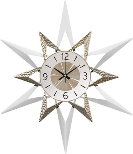 Horloge muette silencieuse en fer forgé pour éviter les bruits dans le salon