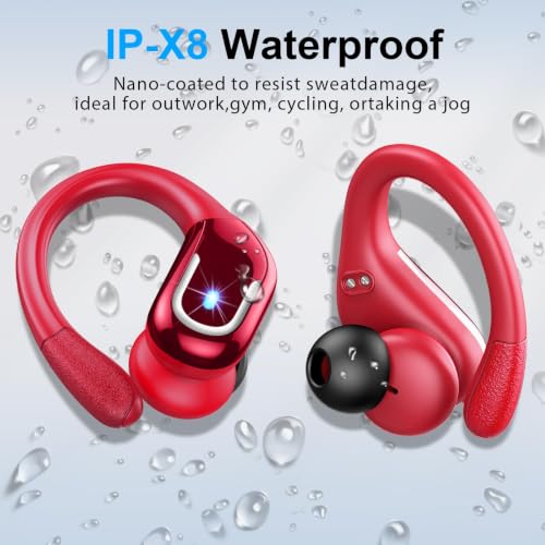 Image of Wireless Earbuds, 75hrs Bluetooth 5.4 Headphones Sport, In Ear Earphones
