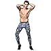 Collant Running Homme Pantalon Camouflage Pantalon De Compression 3/4 Legging Sport Collants Fitness Pantalons Lycra Séchage Rapide Baselayer Long Tight Jogging Respirant Base Layer