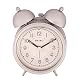 Doppelglockenwecker Seiko in Silber aus Kunststoff