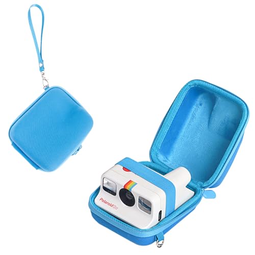 Funda rígida azul para cámara Polaroid Go miniatura 1