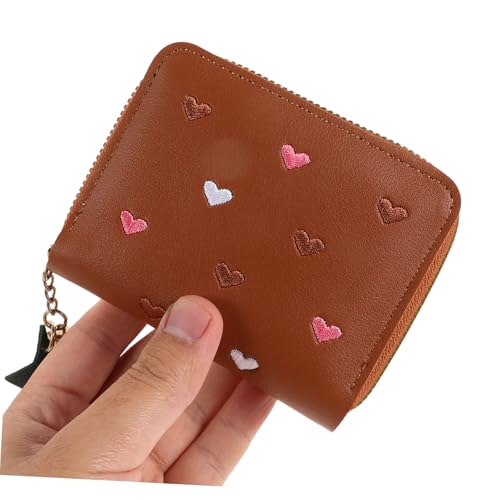 BESPORTBLE Multi-Card Zipper Wallet for Women Cute Portable Coin Purse Mini Wallet for Girls Compact Storage for Cards and Change for Students and Daily Use3
