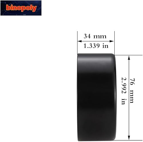 Miniatura 2 de binopoly 36227 Tensor de correa y polea tensora para Buick Rainier Chevy Trailblazer Chrysler Pacifica GMC Envoy #89059 89811 24576968 4861643AB