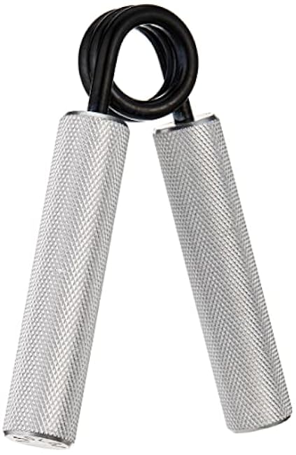 Black Mountain Products Grip Strengthener, 100 lb Silver Aluminum, Stainless Steel