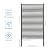 Outdoor Privacy Screens Freestanding, 36" W x 72" H Steel Pipes and Slats Panels, Outdoor Privacy Screen, Freestanding Screen for Outside Patio Garden Backyard, Brown