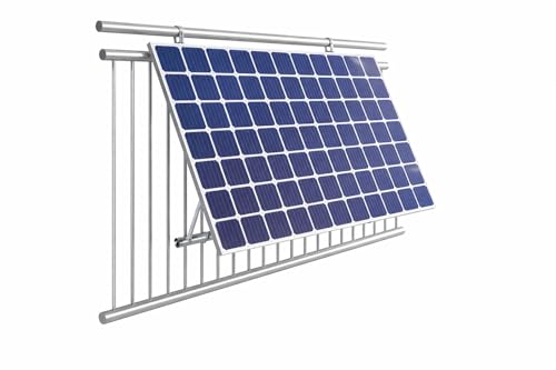 Sovolar Balkonkraftwerk Halterung Verstellbar – Universelle Halterung Balkonkraftwerk, Solarpanel Halterung, Balkonhalterung für Solarmodule, Solarmodul Halterung Balkon, PV Modul Solarhalterung