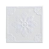 siduytin 10pcs DIY Decor Ceiling Tiles Self Adhesive Wallpapering Supplies 10PCS 3D Wall Panels Soft Pe Foam Tiles Plastic, A