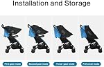 PandaEar Universal Stroller Sun Shade, UV Strollers Cover Summer for Baby Car Seats, Waterproof Toddler Stroller Shade Canopy Windshield, UPF 40+
