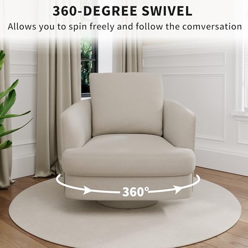 Sillón giratorio moderno tela menta producto único miniatura 6