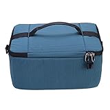 [Différentes options de transport]: Manuel de transport ou crossbody pour plus de commodité. Le sac transparent intérieur est le stockage des lentilles, un lecteur de carte, etc.