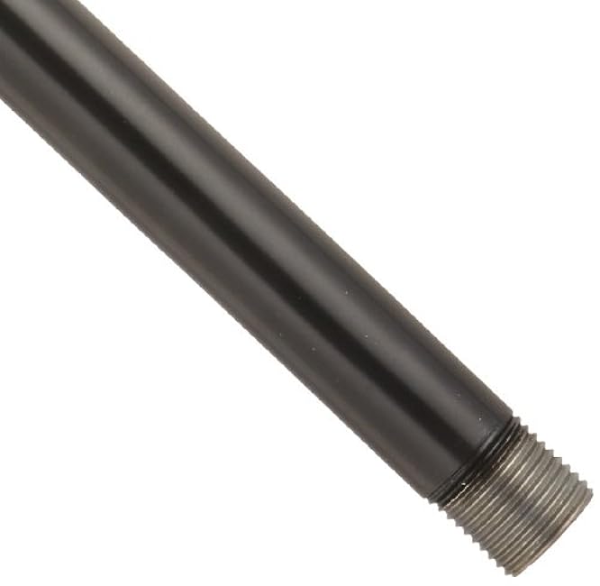 RAB Lighting ST12B Lawn Light Mounting Stem, Steel, 12 Length, Black