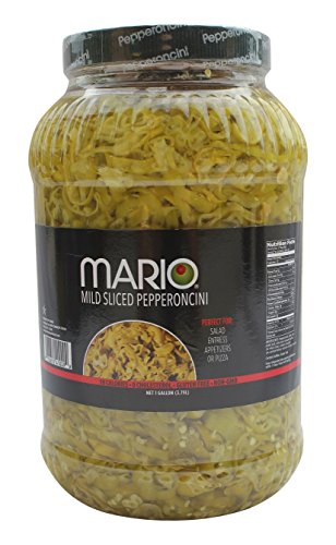 Mario Camacho Foods Sliced Pepperoncini in PET, 1 Gallon