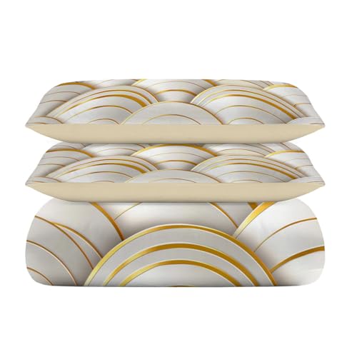 Ensemble de literie avec fermeture éclair 140x200 en microfibre douce - 6