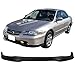IKON MOTORSPORTS, Front Bumper Lip Compatible with 1998-2002 Honda Accord 4-Door Sedan, Type-R T-R Style PU Front Bumper Protector Lower Splitter Unpainted Black