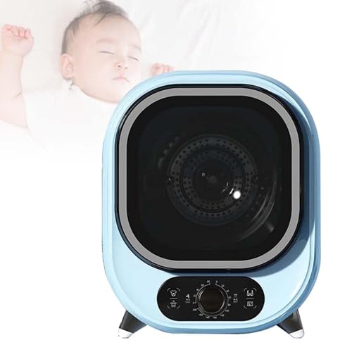 Secadora condensadora de 0,8 kg de capacidad de carga – Mini secadora giratoria portátil para montaje en pared o encimera – Pequeña y eficiente capacidad de 5 kg