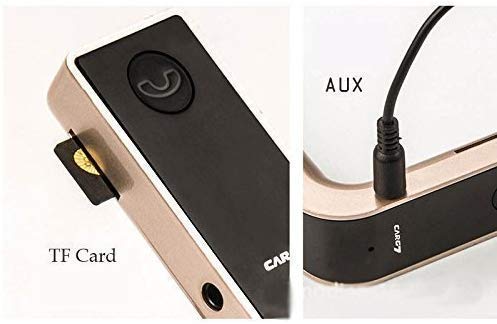 Image of Carg7 Universal Wireless Bluetooth Fm Transmitter in-Car Fm Adapter Car Kit with Hand-Free Call /Stereo Music Player and USB Car Charger for All Android and iOS Devices - (Colour May Vary)