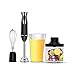 HUIXINLIANG Blender Mano de Inmersión, Blender Multifuncional Multifuncional Stick Ergonic Alojamiento Ergonómico 4 en 1 con Cuchillas de Acero Inoxidable, Vaso de Mezcla de 800 ml, Moldeado de Leche