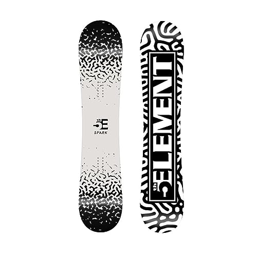 5th Element Spark Snowboard Beginner Snowboard for Boys-with EZ Rocker and Metal...