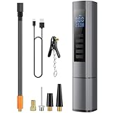 電動空気入れ 車 自転車 空気入れ 充電式 コードレス ポータブル 最大圧力150PSI 22V 2000Mah*3大容量電池 自動停止 4種類変換 自動車/自転車/ボール/浮き輪/バイク対応くうきい 電動 コードレス エアコンプレッサー 米式/仏式 バルブ対応 SOS/LED懐中ライト/日本語取扱説明書付き