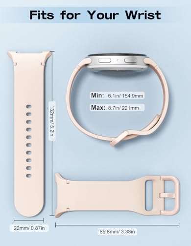 MoKo Sport Bands Compatible with Samsung Galaxy Watch 9/8/8 Classic, M/L - image 5