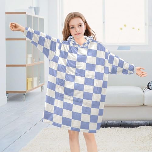 Couverture à capuche surdimensionnée pour soirées pyjama enfants - 3