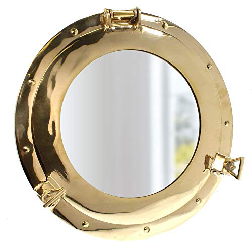 15 Brass Porthole Mirror Maritime And Buy Online In Trinidad And Tobago At Desertcart